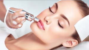 An airbrushed beauty treatment that oxygenates and illuminates the skin.