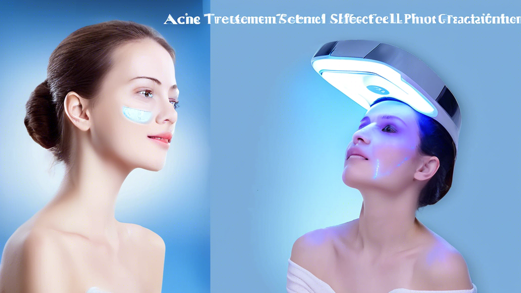 Blue light therapy acne treatment machine, effective and safe.